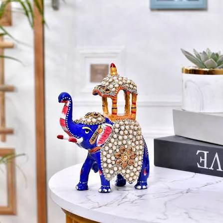 Craft vatika elephant show piece