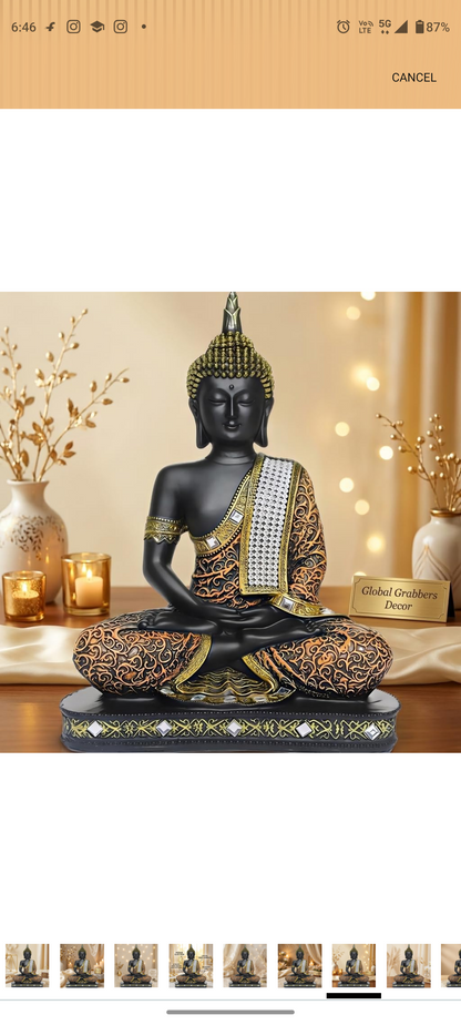 Meditating sitting buddha